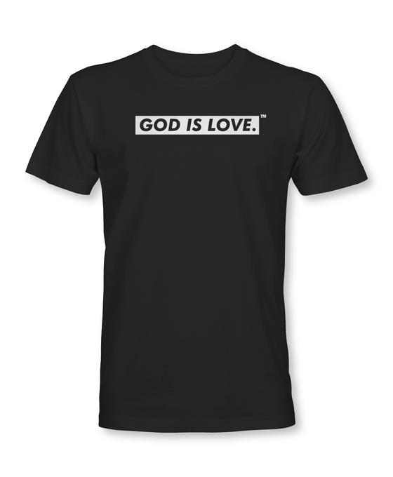 White Logo / Black Tee (Unisex)