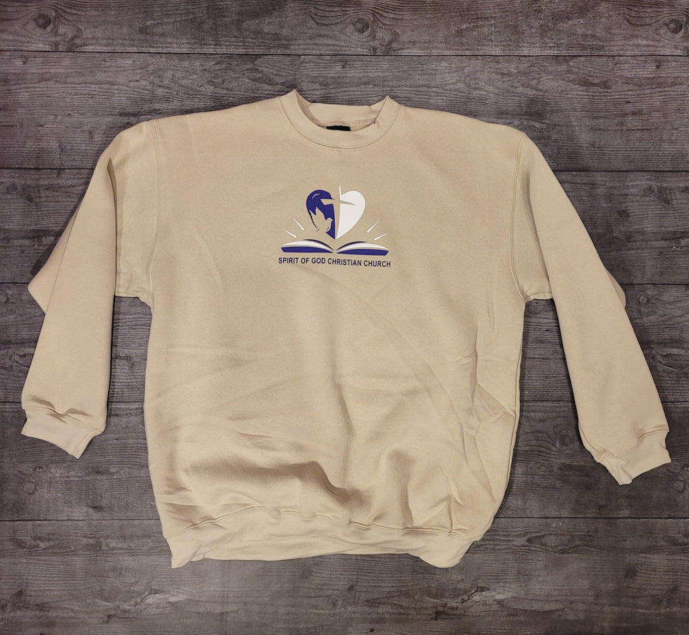 SPIRIT OF GOD CHRISTIAN CHURCH CREWNECK SWEATSHIRTS