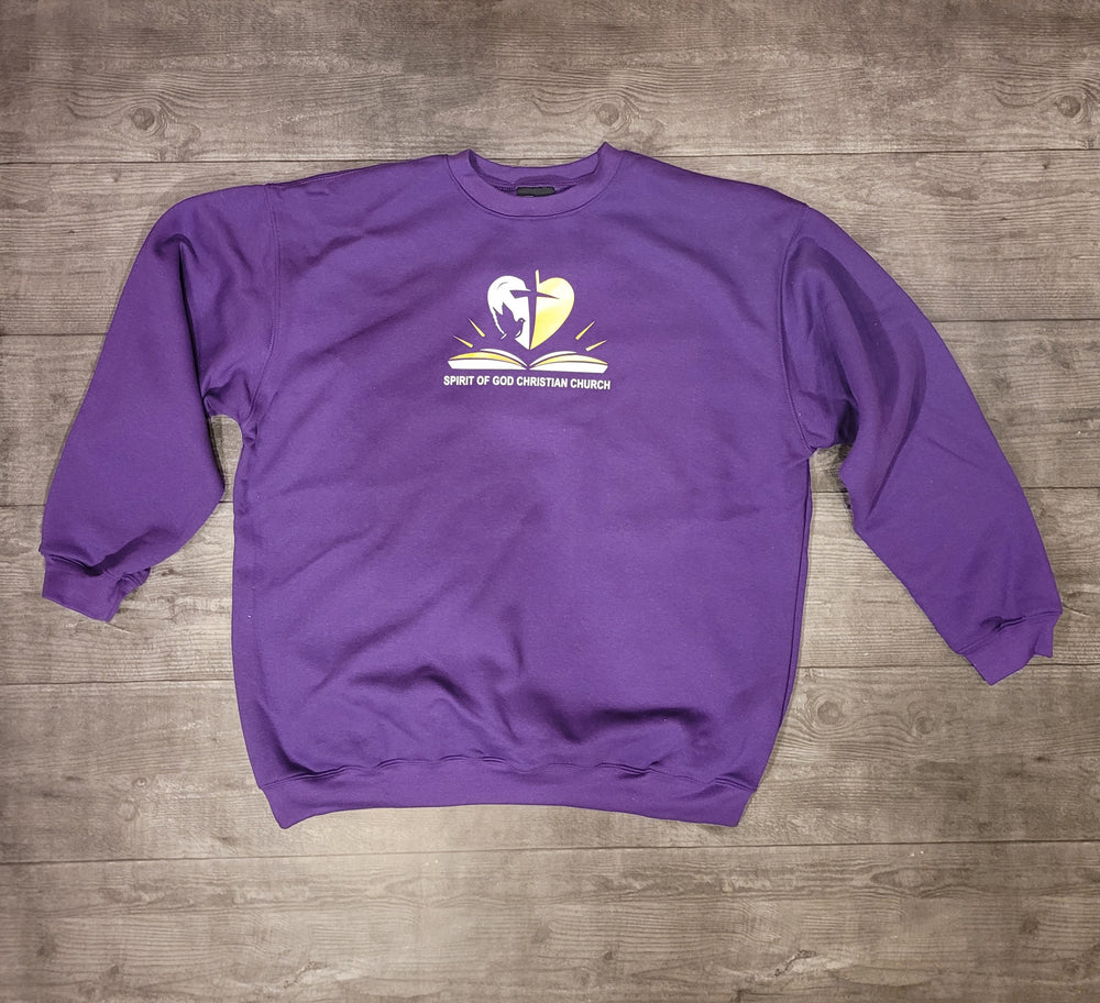 SPIRIT OF GOD CHRISTIAN CHURCH CREWNECK SWEATSHIRTS