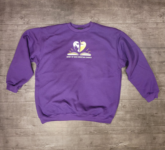 SPIRIT OF GOD CHRISTIAN CHURCH CREWNECK SWEATSHIRTS