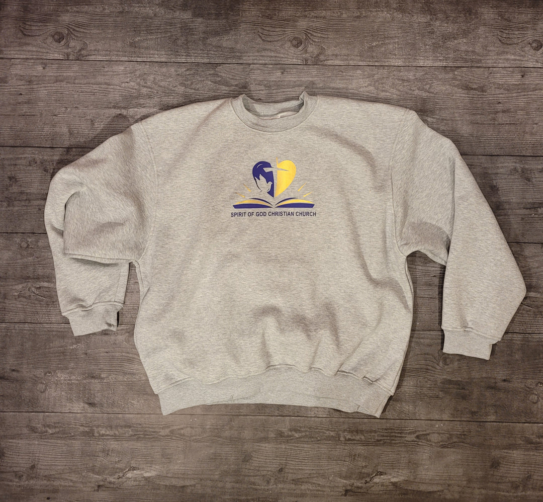 SPIRIT OF GOD CHRISTIAN CHURCH CREWNECK SWEATSHIRTS